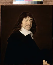 Portret Rene Descartesa, francuskiego filozofa
