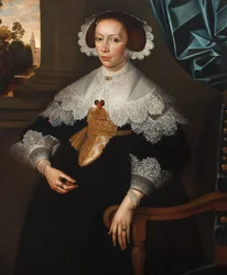 Portret Florence-Marguerite de Renesse-Warfusée, hrabina Grimbergen, 1641 (para 3114329)