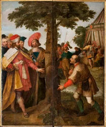 Cud ściętego drzewa. Cud św. Gummarusa, 1627.
