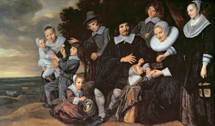 Grupa rodzinna w krajobrazie, ok.1647-50