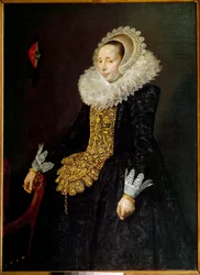 Portret Katarzyny Both van der Een, trzecia żona – Paulus van Beresteyn Obraz Fransa Halsa l