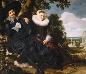 Portret pary, prawdopodobnie Isaac Abrahamsz Massa i Beatrix van der Laen