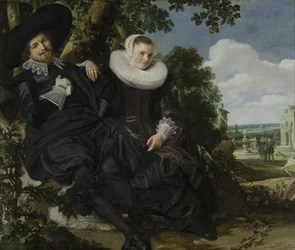 Portret pary, prawdopodobnie Izaak Abrahamsz Massa i Beatrix van der Laen, ok. 1622 (olej na płótnie)