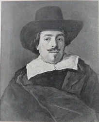 Portret mężczyzny zwróconego do przodu