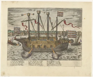 Statek Fin de la guerre, 1585 Fin de la guerre (tytuł na obiekcie) Seria 9: Wydarzenia holenderskie i niemieckie, 1583-1587 (tytuł serii)