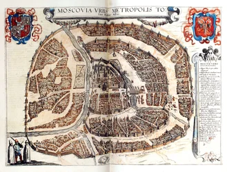 Mapa Moskwy, 1572