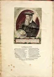 Portret Gerardusa Mercatora 1512-1594 w wieku 62