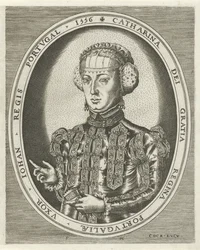 Portret Katarzyny Habsburgskiej Portrety królów, królowych, książąt i księżniczek (tytuł serii)