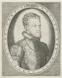 Portret Karola V Habsburga lub Filipa II Hiszpańskiego Portrety królów, królowych, książąt i księżniczek (tytuł serii)