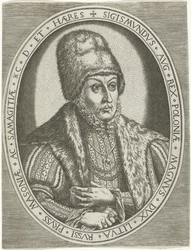 Portret Zygmunta II Augusta Portrety królów, królowych, książąt i księżniczek (tytuł serii)
