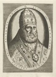 Portret papieża Piusa IV Portrety królów, królowych, książąt i księżniczek (tytuł serii)