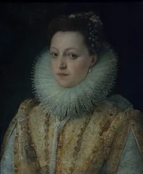 Portret Izabeli Gonzagi, ok. 1599-1602 (olej na płótnie)