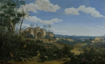 Widok Olindy, Brazylia. 1662