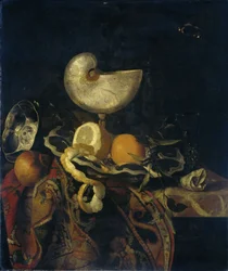 Martwa natura z pucharem Nautilus