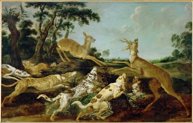 Scena polowania