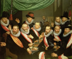 Bankiet oficerów i podwładnych Gwardii Cywilnej San Jorge