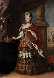 Frans van Stampart Portret Elżbiety Krystyny z Brunszwiku-Wolfenbüttel