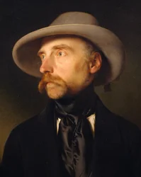 Portret malarza Franza Wipplingera (1762-1812), obraz Franza Eybla (1806-1880)