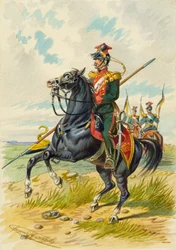 żołnierz na koniu