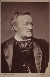 Portret kompozytora Richarda Wagnera 1813-1883, przed 1877.