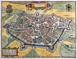 Cambrai, Francja (grawerowanie
