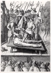 Egzekucja katolików w Anglii za panowania Elżbiety I (1533-1603)
