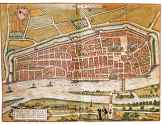 Mapa Bremy (grawerowanie