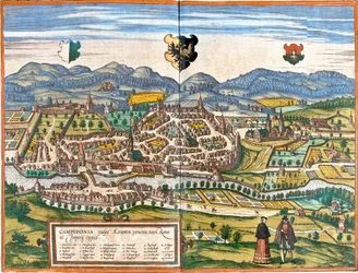 Plan Kempten (Kampidonia), Niemcy (akwaforta)