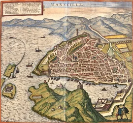 Plan Marsylii, Fance (akwaforta)