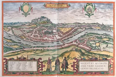 Salzburg, Austria (grawerowanie