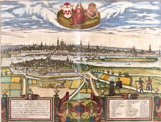 Widok Maastricht (oszustwa reklam Trajektum), Holandia (załączanie