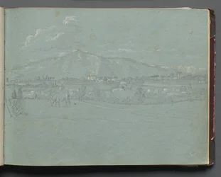 Album z Widokami Rzymu i okolic, Studia krajobrazowe, s. 10a: Krajobraz rzymski