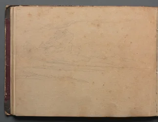 Album z Widokami Rzymu i okolic, Studia krajobrazowe, strona 29b: Studium krajobrazowe.