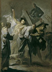 Chrystus niesie krzyż
