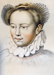 Małgorzata de Valois 1553-1615, królowa-małżonka Henryka IV Francji, XVI w. 1849 r.