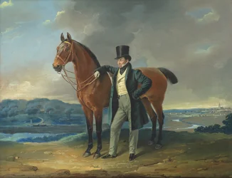 Wilhelm Christian Benecke von Groditzberg, 1828 (pastel na papierze ułożony na płótnie)