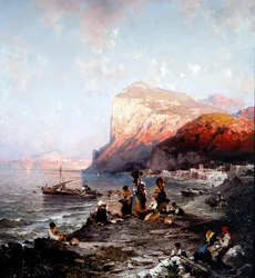 Capri, ok. 1870 (olej na płótnie)