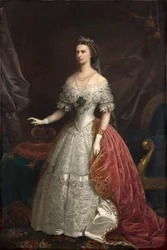 Portret Elżbiety Bawarskiej, 1869.