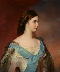Niemcy: Portret cesarzowej Elżbiety Austriackiej (1837-1898) Portret cesarzowej Elżbiety Austriackiej (1837-1898)