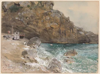 Plaża w Marina Piccola, Capri