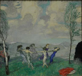 Taniec w kręgu, 1910.