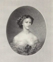 Portret cesarzowej Elżbiety Austrii, ok. 1855.