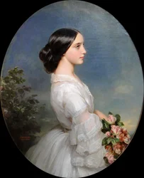 Carmen Aguado, księżna Montmorency, 1860.