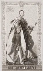 Książę Albert (1819-61) z „Ilustracji historii angielskiej i szkockiej” Tom II