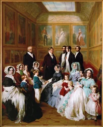 Królowa Wiktoria i książę Albert gośćmi króla Ludwika Filipa w Chateau d