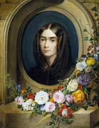Portret Kathariny Petter (ur. 1849). Malarstwo Franza Xaviera Pettera (1791-1866)