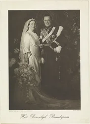 Portret Juliany, królowej Holandii i Bernharda van Lippe-Biesterfeld