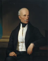 Portret arcyksięcia Jana Austrii (1782-1859), autorstwa Russa, Franza Starszego (1817-1892). olej na płótnie