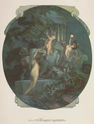 Centaur, nimfy i Kupidyn