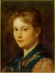 Głowa dziewczyny (Sabine)